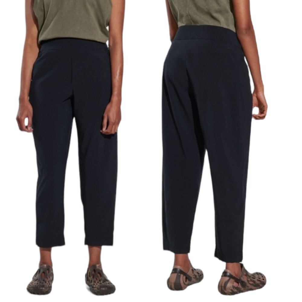 Merrell Pants Womens Large Black Tapered Pull On Outdoor Lightweight Hiking